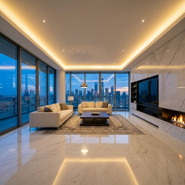 تصميم داخلي فاخر